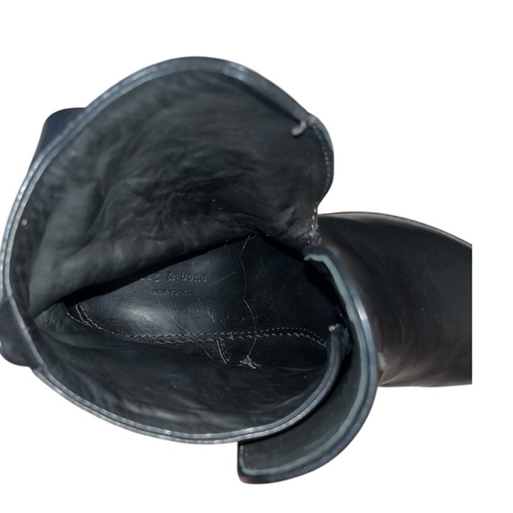 Rag & Bone Black & Brown Emery Wedge Boots- - Picture 14 of 14